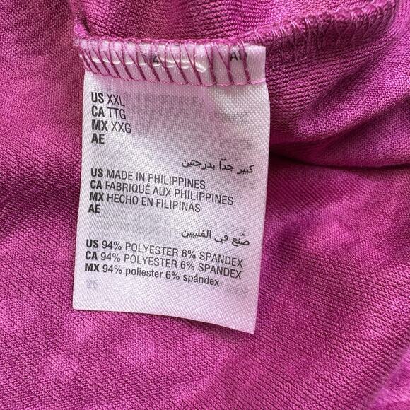 INC International Concepts Velour Notch Collar Plush Cheetah Pajama Set Pink XXL - Picture 6 of 15